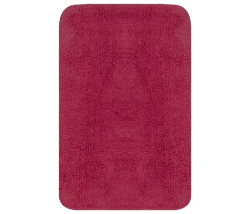 Vonios Kilimėlių Rinkinys, 3D., Fuksijos Spalvos, Audinys