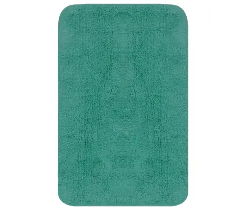 Vannasistabas Paklāji, 3 Gab., Tirkīza Krāsas Audums Vidaxl