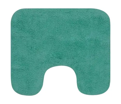 Vannasistabas Paklāji, 3 Gab., Tirkīza Krāsas Audums Vidaxl