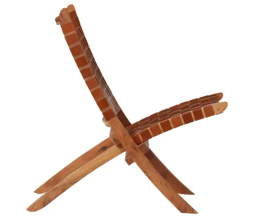 Kokkupandav Tool, Põimitud, Pruun, Ehtne Nahk