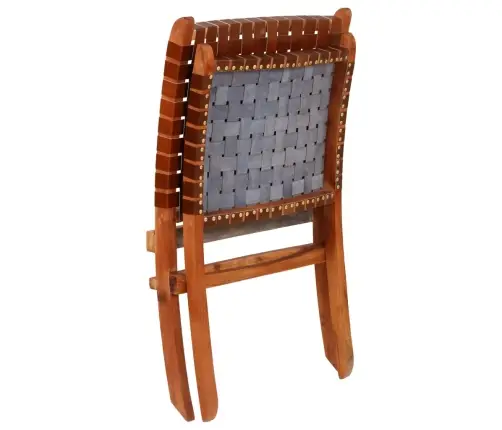 Kokkupandav Tool, Põimitud, Pruun, Ehtne Nahk