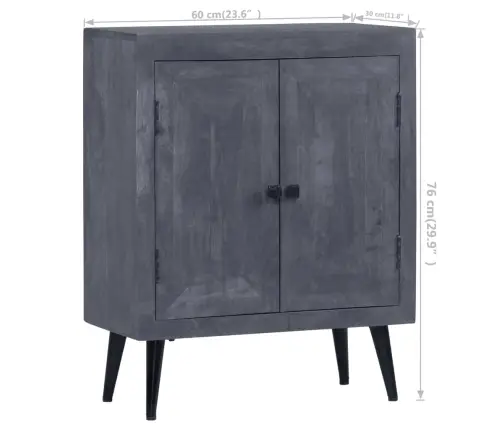 Kumode, 60X30X76 Cm, Mango Masīvkoks Vidaxl