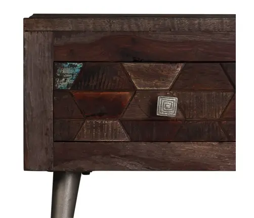 Kafijas Galdiņš, Pārstrādāts Masīvkoks, 100X60X35 Cm Vidaxl