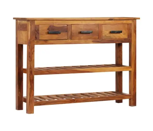 Kumode Ar 3 Atvilktnēm, 110X30X80 Cm, Masīvkoks Vidaxl