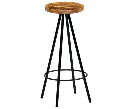 Bāra Krēsli, 2 Gab., Mango Masīvkoks Vidaxl