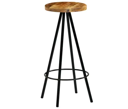 Bāra Krēsli, 2 Gab., Mango Masīvkoks Vidaxl