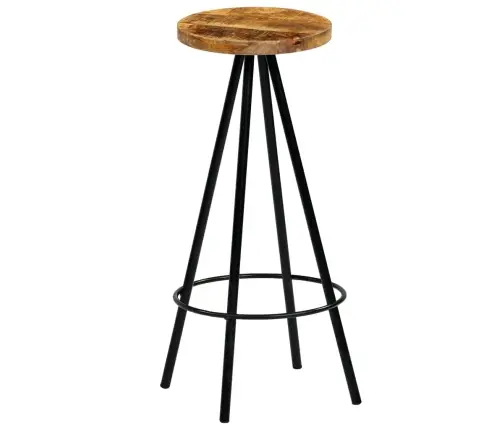 Bāra Krēsli, 4 Gab., Mango Masīvkoks Vidaxl