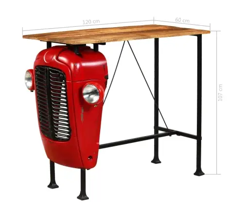 Baro Baldų Komplektas, 5D., Mango Med. Masyvas, 120X60X107Cm