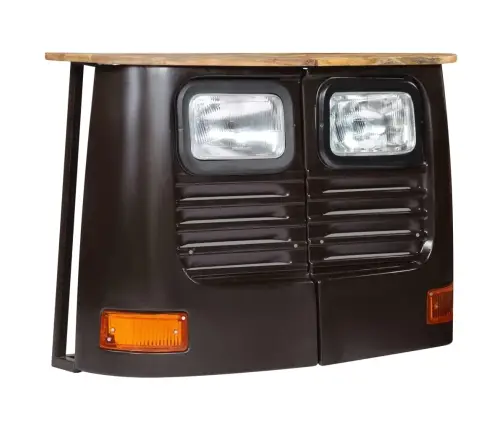 Šoninė Spintelė, Pilka, Mango Medienos Masyvas, Sunkvež. Diz.