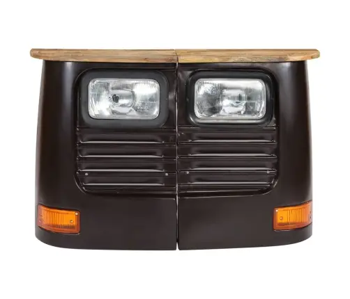 Šoninė Spintelė, Pilka, Mango Medienos Masyvas, Sunkvež. Diz.