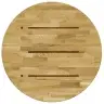 Galda Virsma, 500 Mm, 23 Mm, Apaļa, Ozola Masīvkoks  Vidaxl