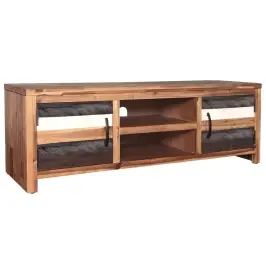 Tv Plauktiņš, 120X35X40 Cm, Akācijas Masīvkoks Vidaxl