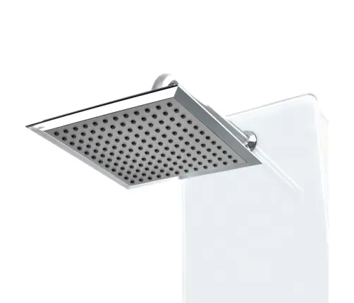 Dušo Panelė, Stiklas, 25X44,6X130cm Balta