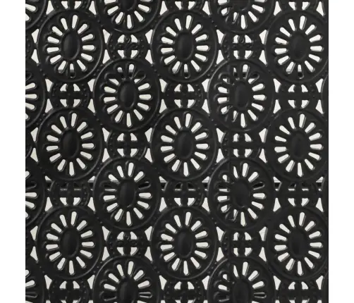 Saliekams Kafijas Galdiņš, 100X50X45 Cm, Melns Metāls Vidaxl