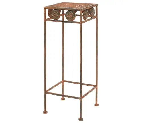 Augu Statīvi, 3 Gab., Vintāžas Stils, Sarūsējis Metāls Vidaxl