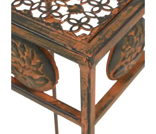 Augu Statīvi, 3 Gab., Vintāžas Stils, Sarūsējis Metāls Vidaxl