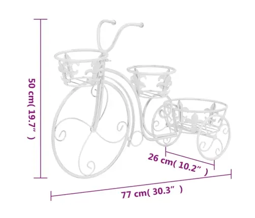 Augu Statīvs, Velosipēda Forma, Antīks Stils, Metāls Vidaxl Augu Statīvs, Velosipēda Forma, Antīks Stils, Metāls Vidaxl