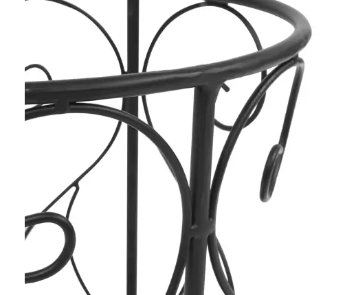 Stovas Skėčiams, Vintažinio St., Metalas, 26X46cm Juodas