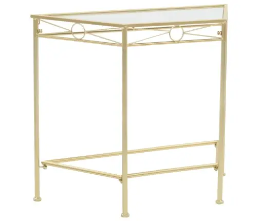 Šonin. Stal., Auksinės Sp., 87X34X73cm Metalas, Vint. Stil.