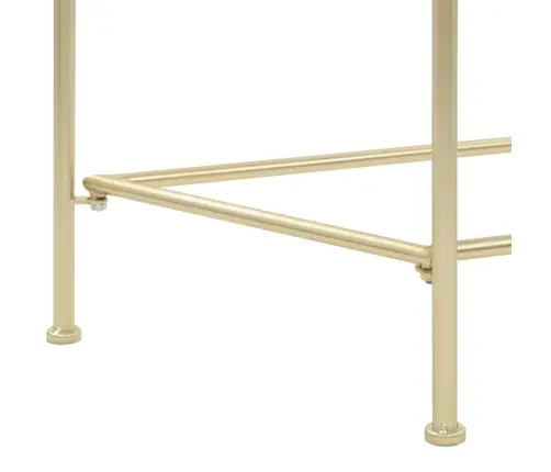 Šonin. Stal., Auksinės Sp., 87X34X73cm Metalas, Vint. Stil.