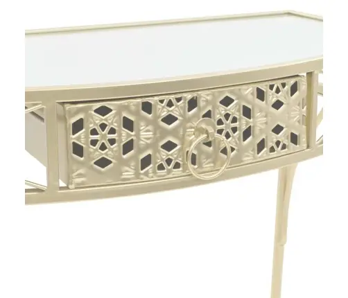 Lisalaud Prantsuse Stiilis, Metall 82 X 39 X 76 Cm Kuldne