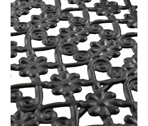 Saliekams Tējas Galdiņš, 58X35X72 Cm, Melns Metāls Vidaxl