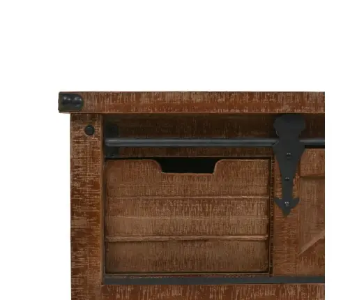 Konsoles Galdiņš, Brūns Egles Masīvkoks, 131X35,5X75 Cm Vidaxl