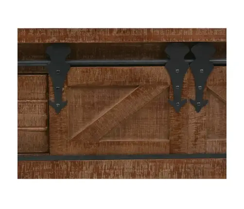 Konsoles Galdiņš, Brūns Egles Masīvkoks, 131X35,5X75 Cm Vidaxl