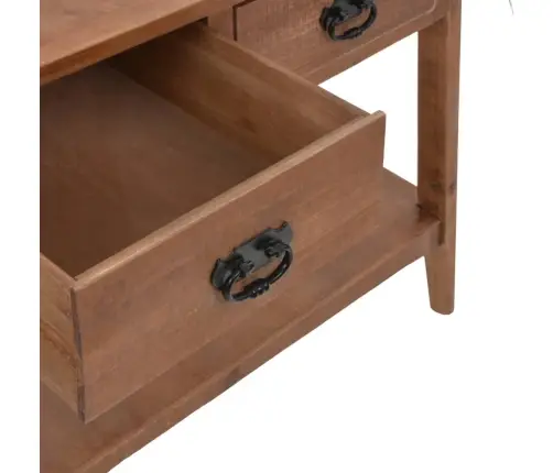 Konsoles Galdiņš, Brūns Egles Masīvkoks, 126X40X77,5 Cm Vidaxl