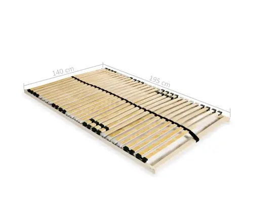 Voodi Aluspõhi, 28 Liistu, 7 Piirkonda, 140 X 200 Cm