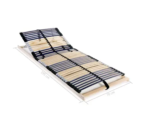 Gultas Redeles, 42 Līstītes, 7 Zonas, 70X200 Cm Vidaxl