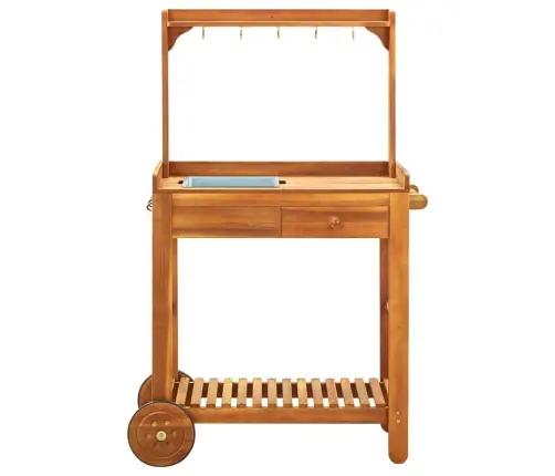 Köögikäru Akaatsiapuidust 92 X 43,5 X 141,5 Cm