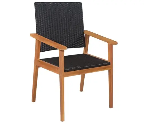 Lauko Valgomojo Baldų Kompl., 5D., Juod. Ir Rud. Sp., Polirat.