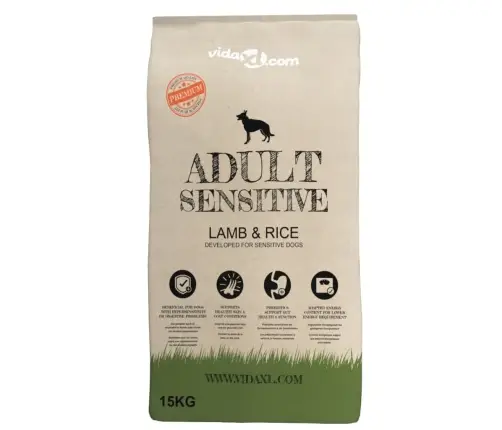 Suņu Sausā Barība, Adult Sensitive Lamb & Rice, 2 Gab., 30 Kg  Vidaxl