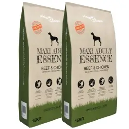 Suņu Barība, Maxi Adult Essence Beef & Chicken, 2 Gab., 30 Kg Vidaxl