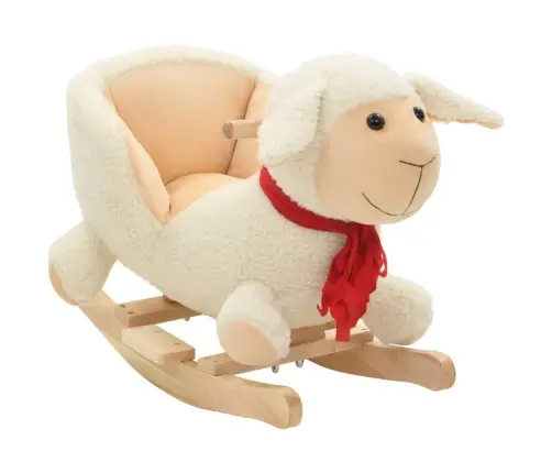 Supamas Gyvūnas Su Atlošu Avis, Baltas, 60X32X50cm Pliušas