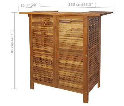 Baro Stalo Ir Kėdžių Komplektas, 3D., Akacijos Medienos Masyvas