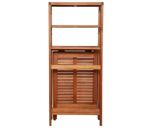 3-Daļīgs Bistro Mēbeļu Komplekts, Saliekams, Akācijas Masīvkoks Vidaxl