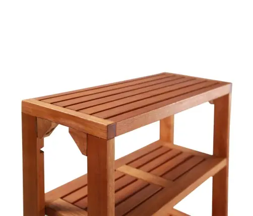 3-Daļīgs Bistro Mēbeļu Komplekts, Saliekams, Akācijas Masīvkoks Vidaxl