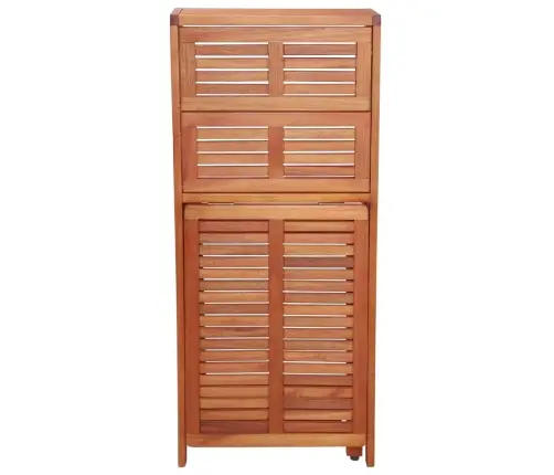 3-Daļīgs Bistro Mēbeļu Komplekts, Saliekams, Akācijas Masīvkoks Vidaxl