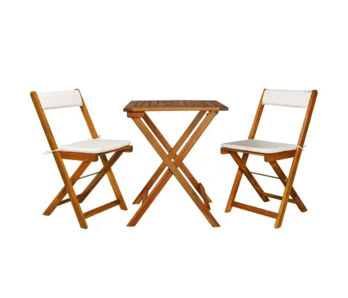 3-Osaline Bistrookomplekt Patjadega, Akaatsiapuit