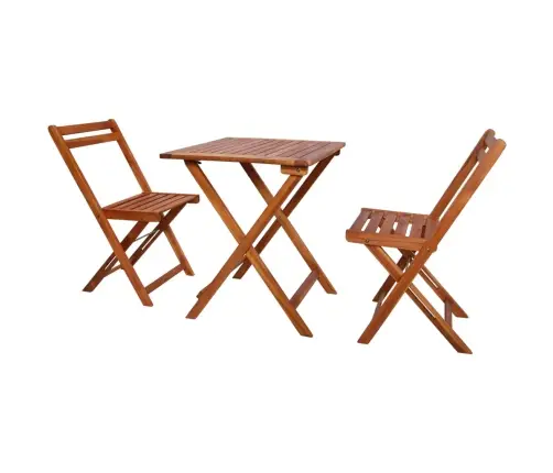 Sulankst. Bistro Baldų Komplektas, 3D., Akac. Masyv.