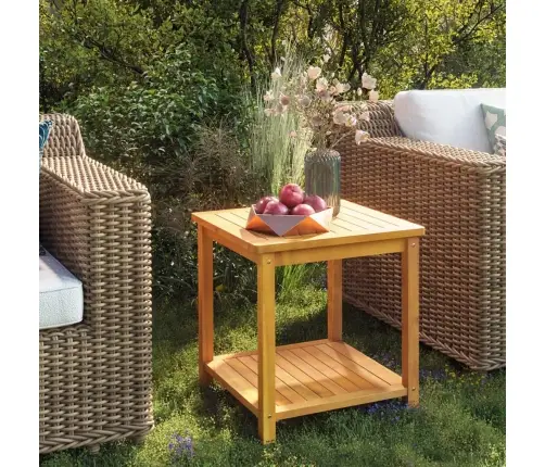 Galdiņš, Akācijas Masīvkoks, 45X45X45 Cm Vidaxl