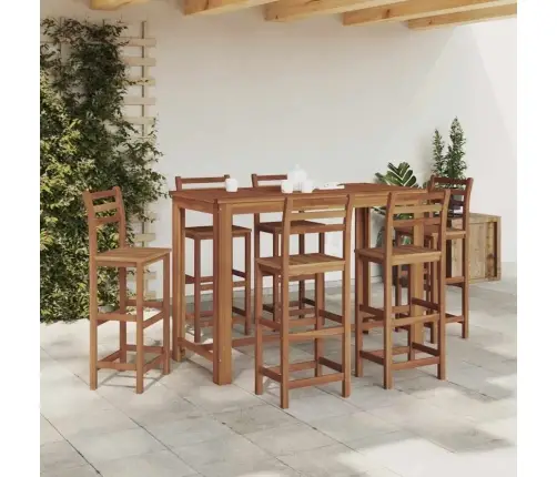 Bāra Galds, 150X70X105 Cm, Akācijas Masīvkoks Vidaxl