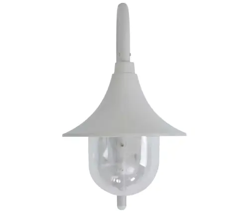 Dārza Sienas Lampa, E27, 42 Cm, Alumīnijs, Balta Vidaxl