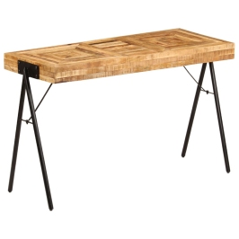 Rašomasis Stalas, 118X50X75cm Mango Medienos Masyvas