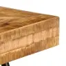Rašomasis Stalas, 118X50X75cm Mango Medienos Masyvas