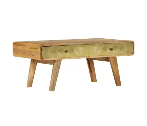 Kavos Staliukas, 90X50X40 cm Mango Medienos Masyvas