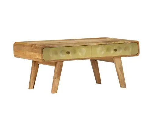 Kavos Staliukas, 90X50X40 cm Mango Medienos Masyvas