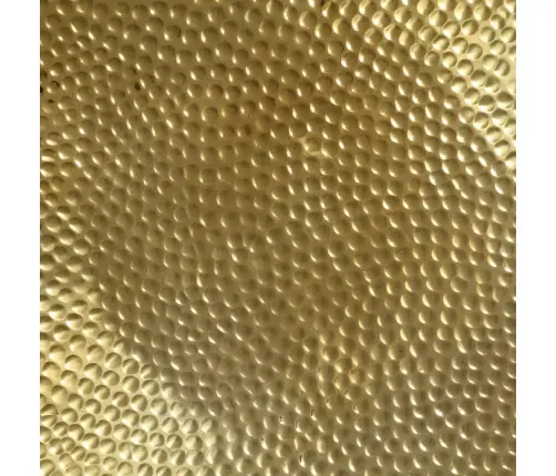 Kafijas Galdiņš, Kalts Alumīnijs, Misiņa Krāsa, 70X30 Cm Vidaxl